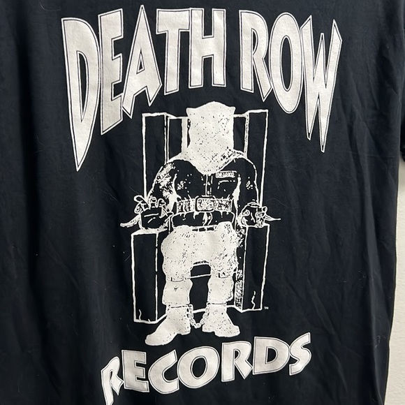 Death Row Records Graphic Tee Size Medium - Picture 2 of 4